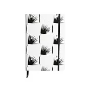 【Clairefontaine｜高田賢三】 硬皮側掀筆記本_A5_14,8 x 21 cm_80 張_象牙白_90g_含束帶,書籤,口袋_ 草