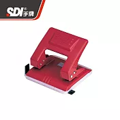 SDI 0822B 雙孔打孔機(附刻度尺) 紅