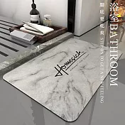 【美好家 Mehome】矽藻土軟地墊 戀家60x40cm
