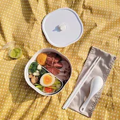 ZING日日便當盒 全配版  極簡白