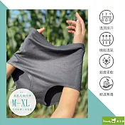 【Heimelig直立棉】超高腰完整包腹輕舒竹碳褲底無痕內褲K05 黑色 M 黑色
