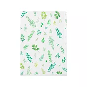 MIDORI 3層資料夾A5- 綠葉