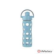 【Lifefactory】玻璃水瓶掀蓋475ml (AFCN-475-DNLB) 單寧藍