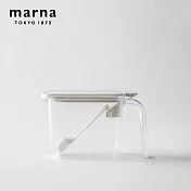 【日本Marna】密封防潮調味盒370ml(三色任選) 白色(原廠總代理)