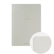 MIDORI 點點彩色筆記本A5- 灰