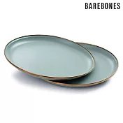 【兩入一組】Barebones CKW-426 琺瑯盤組 Enamel Plate (11＂) / 城市綠洲 (盤子 餐盤 備料盤 餐具) 薄荷綠