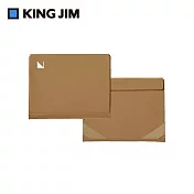 【KING JIM】NESTY隨行支架筆電包 茶色