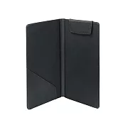 【ABEL】皮質帳單夾-開闔式 -黑色