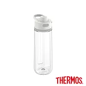 【THERMOS膳魔師】戶外便攜彈蓋輕水瓶710ml (TP4329CL)透明白