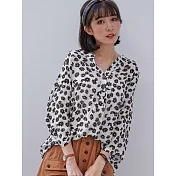 【慢。生活】春夏印花薄款寬鬆棉襯衫 7223-55　 FREE 圖片色