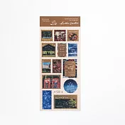 【 Hello Studio 你好工作室 】旅行郵便局 Travel Postal｜割型郵票貼紙