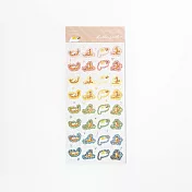 【 Hello Studio 你好工作室 】狐吉的色彩日記 Color Lump｜割型雷射貼紙