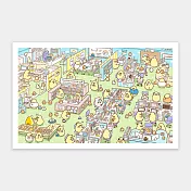 【Pintoo】1000片平面拼圖 - 吃貨雞仔 - 吃貨雞仔的上班族日常