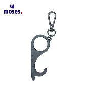 【德國Moses】零接觸鑰匙扣 -(霧黑)