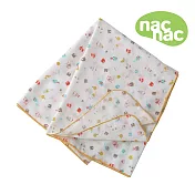 nac nac 天絲抗菌棉多功能包巾(1入)-動物繽紛樂