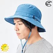 ADISI 抗UV透氣快乾中盤帽 AH22002 / 城市綠洲專賣 (UPF50+ 防紫外線 防曬帽 遮陽帽) L 遠洋藍