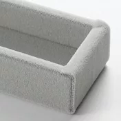 【MUJI 無印良品】灰絨內盒/小物用(可對應壓克力項鍊耳環收納/左右對開型)