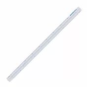 【日本HIGHTIDE】Penco 繽紛鋁製三角尺15cm ‧ 銀色