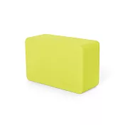 【QMAT】加厚瑜珈磚-9色 台灣製(單色系 瑜珈輔具 Yoga Blocks) 螢光黃