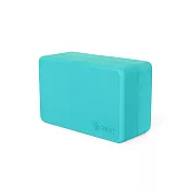 【QMAT】加厚瑜珈磚-9色 台灣製(單色系 瑜珈輔具 Yoga Blocks) 螢光藍