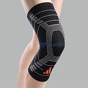 adidas愛迪達高機能3D立體針織加強型運動護膝[台灣製]M酷黑 M 酷黑