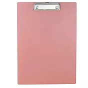 【ABEL】晶典A4磨砂壓克力板夾-2入 粉色