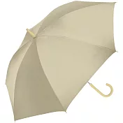 【a.s.s.a】質感素色 遮光遮熱防水晴雨直傘 ‧ 卡其