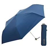 【Water Front】抗UV超遮光防水耐風折傘 ‧ 深藍