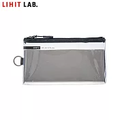 LIHIT LAB A-8100 多用途透明筆袋(soeru) 黑色