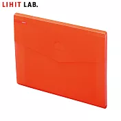 LIHIT LAB A-8700 A4 六層橫式風琴夾(soeru) 紅色