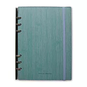 【DATA MATE 創意筆記本】DM-615 輕巧時尚 A5尺寸 橫格/方格/空白頁 抽取式活頁本- 天藍