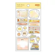 PINE BOOK 貼紙 隨機形狀 黃色