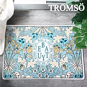 TROMSO科技絨舒柔吸水地墊- 米藍亞花園BS-827