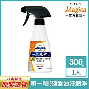 LION日本獅王 Charmy Magica噴槍型噴霧洗潔精 柑橙 300ml(效期至2026/10/23)