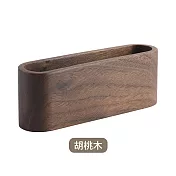 【上手家居】日式原木名片架(名片盒/名片座/木質名片收納/名片展示架/名片臺) 胡桃木原色