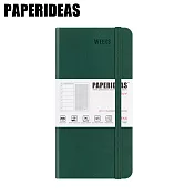 PAPERIDEAS 自填周計劃48K硬面绑帶款 聖誕綠