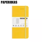 PAPERIDEAS 自填周計劃48K硬面绑帶款 檸檬黃