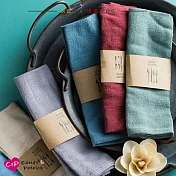 【Cap】日式簡約素色棉麻餐墊 豆綠