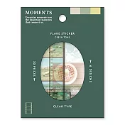 MIND WAVE MONMENTS貼紙  綠色調