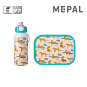 MEPAL / 兒童水壺餐盒組- 原野花豹