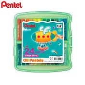 PENTEL GHTP-24 特大粉蠟筆 24色