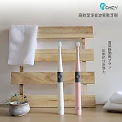 【CHIZY】高效潔淨速扣易電動牙刷(附半年份刷頭-共2入) 櫻花粉