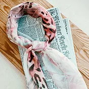 【NEAT】真絲雪紡絲巾P01(90x90cm)