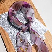 【NEAT】真絲雪紡絲巾P03(90x90cm)