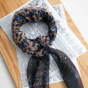 【NEAT】真絲雪紡絲巾X04(90x90cm)