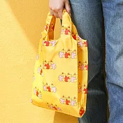 【韓國Dailylike】輕便摺疊收納環保購物袋(S) ‧ 糖果熊