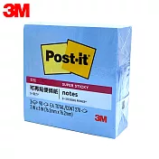 3M 654-3SS Post-it 利貼 狠黏 便條紙  藍色