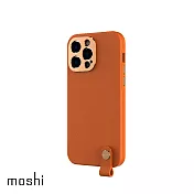 Moshi Altra 皮革保護殼 for iPhone 14 Pro 電力橘