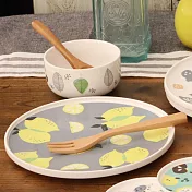 【小倉陶器】Nordic北歐風陶瓷餐盤22cm ‧ 檸檬