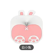 JIAGO 萌趣地漏防臭蓋 白小兔